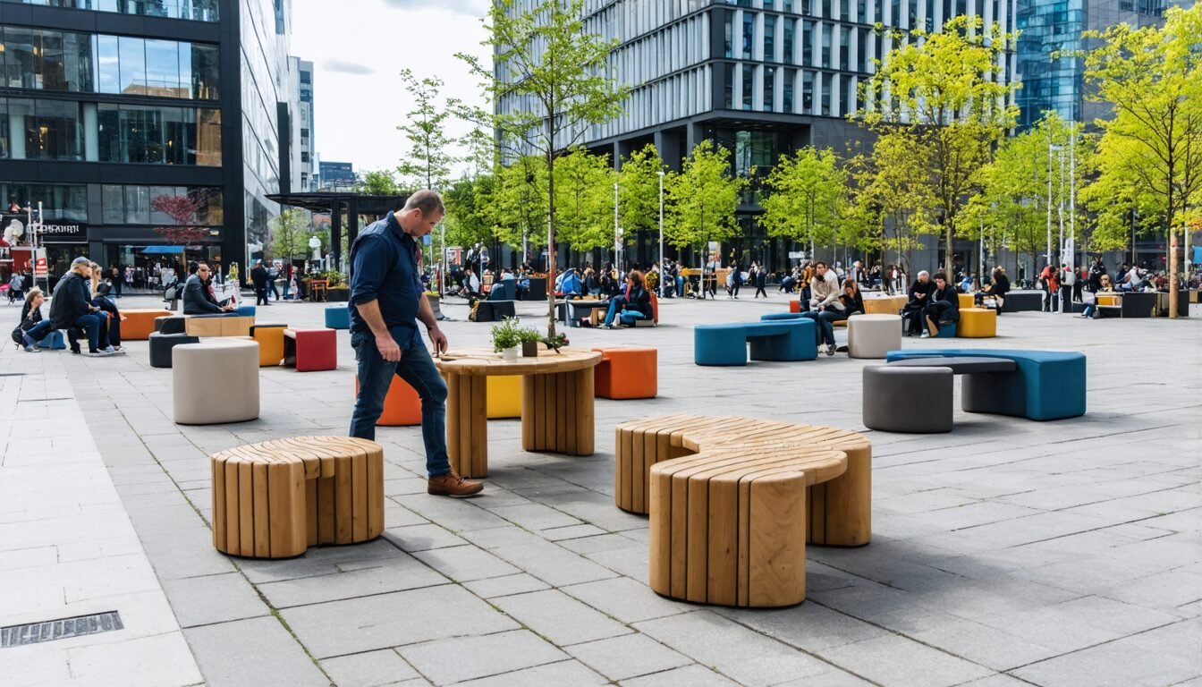découvrez comment le mobilier urbain révolutionne l'espace public en offrant confort, sécurité et convivialité pour améliorer le quotidien des citoyens.