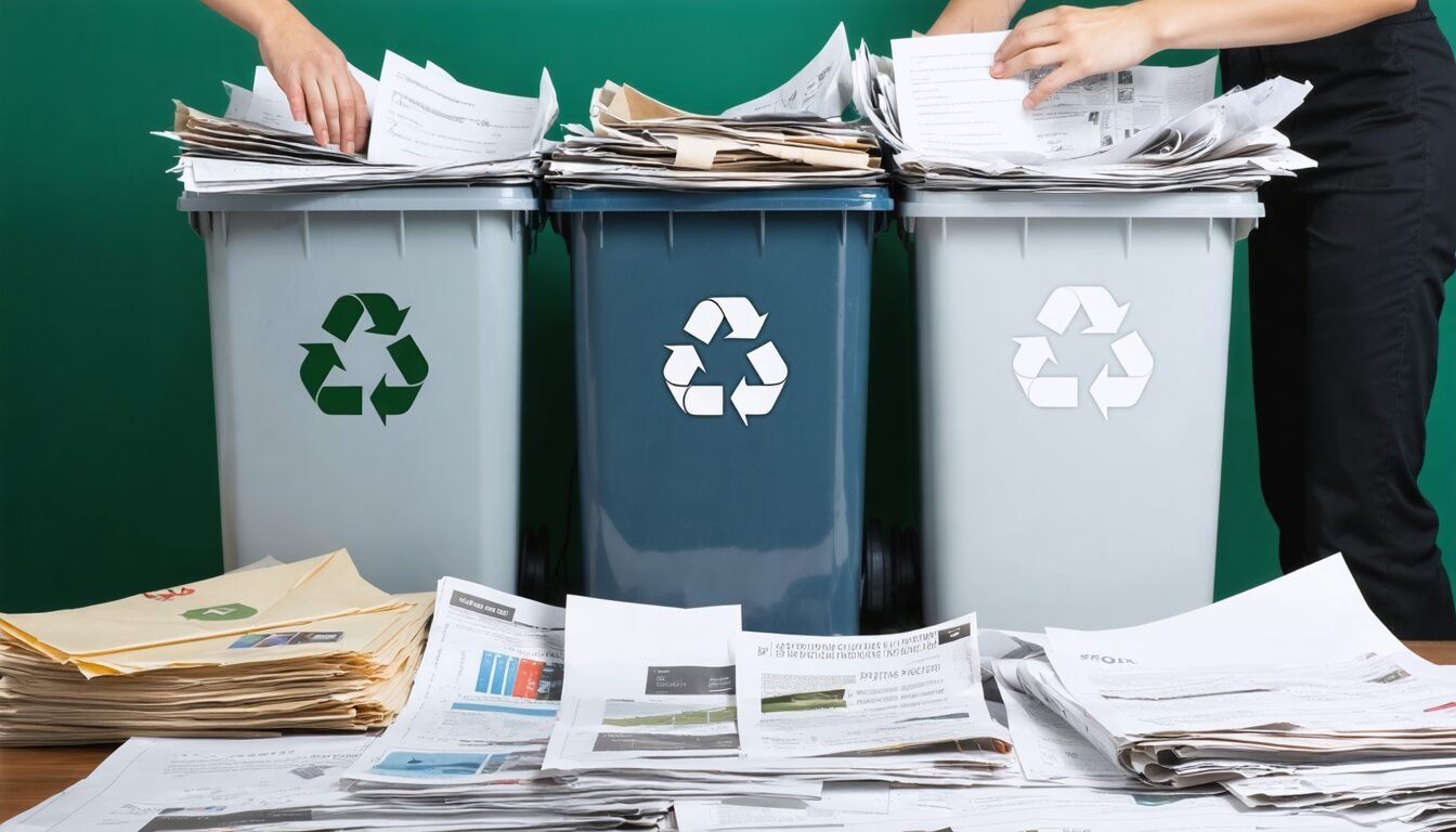 découvrez comment trier correctement vos papiers administratifs et savoir dans quelle poubelle les jeter grâce à notre guide pratique pour un tri efficace et responsable.