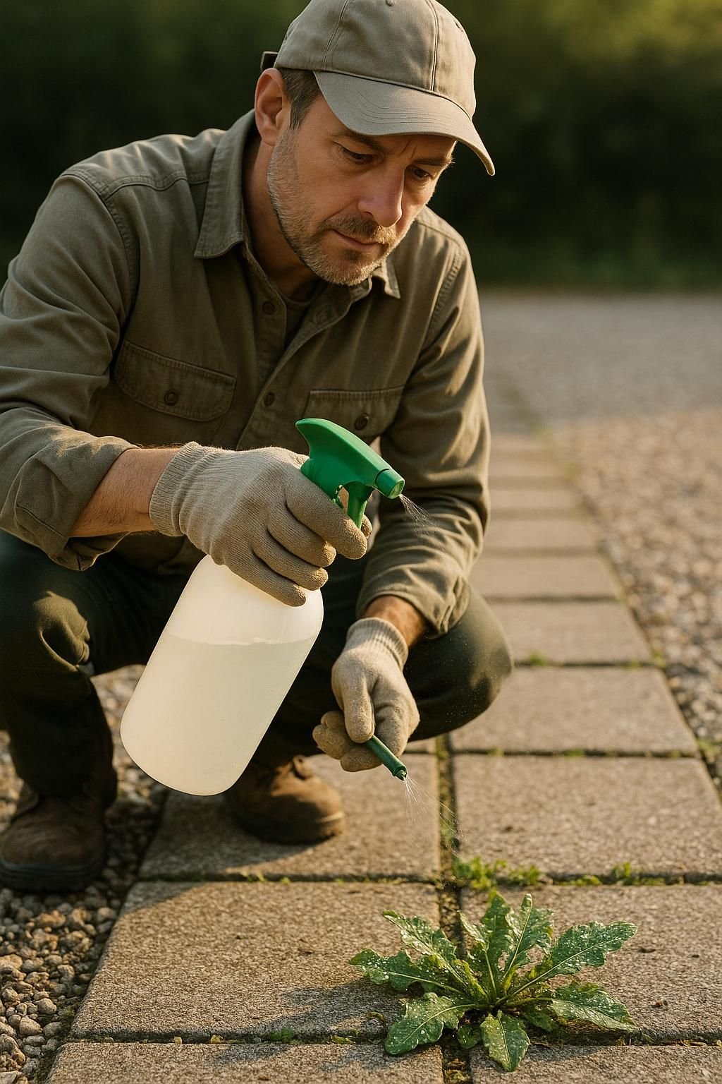 découvrez comment fabriquer un désherbant naturel efficace à base de vinaigre, sel et liquide vaisselle, une solution écologique pour éliminer les mauvaises herbes dans votre jardin.