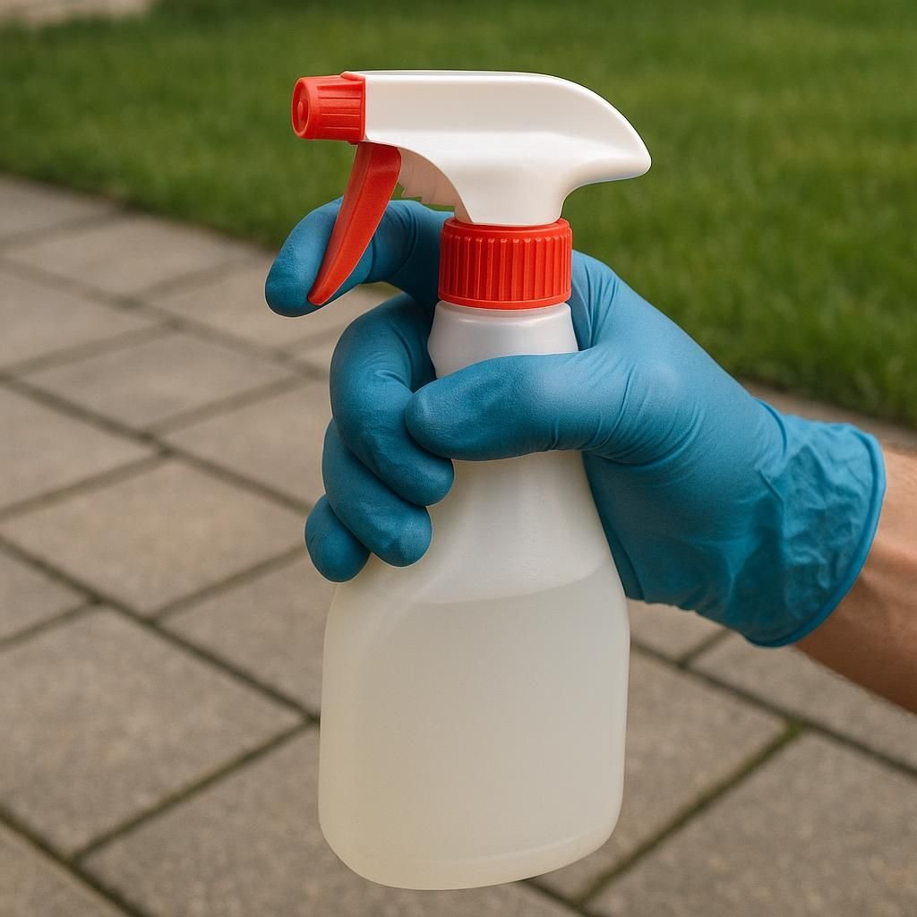 apprenez à fabriquer un désherbant naturel efficace et écologique à base de vinaigre, sel et liquide vaisselle pour éliminer les mauvaises herbes sans produits chimiques.