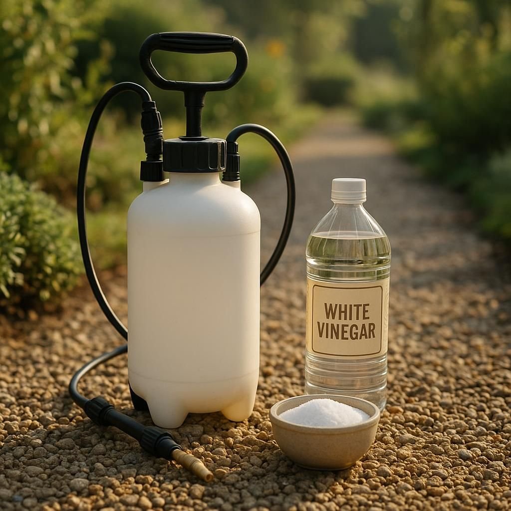 découvrez comment utiliser efficacement un désherbant naturel au vinaigre et sel pour éliminer les mauvaises herbes de votre jardin tout en respectant l'environnement.