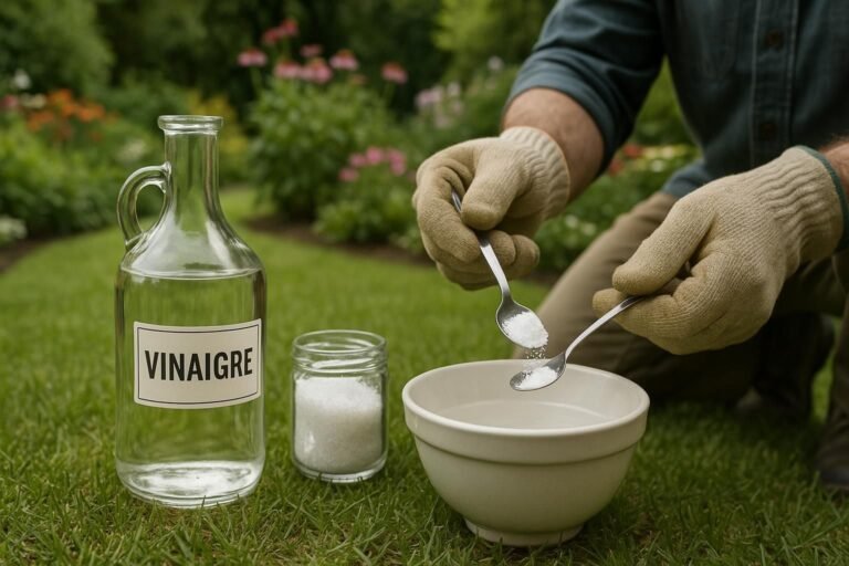 découvrez le dosage idéal du désherbant naturel à base de vinaigre et de sel pour un jardin sans mauvaises herbes. astuces efficaces et conseils écologiques pour un entretien facile et respectueux de la nature.