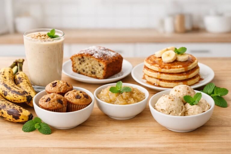 découvrez 6 recettes zéro déchet pour utiliser vos bananes trop mûres et éviter le gaspillage alimentaire tout en préparant des plats délicieux et faciles.