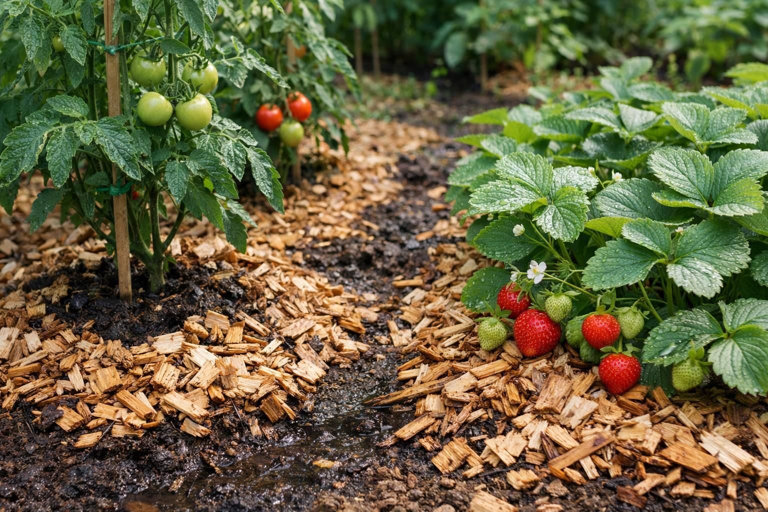 découvrez les avantages du paillage avec des copeaux de bois au jardin et apprenez comment l'utiliser efficacement pour protéger vos plantes, améliorer le sol et réduire l'entretien.