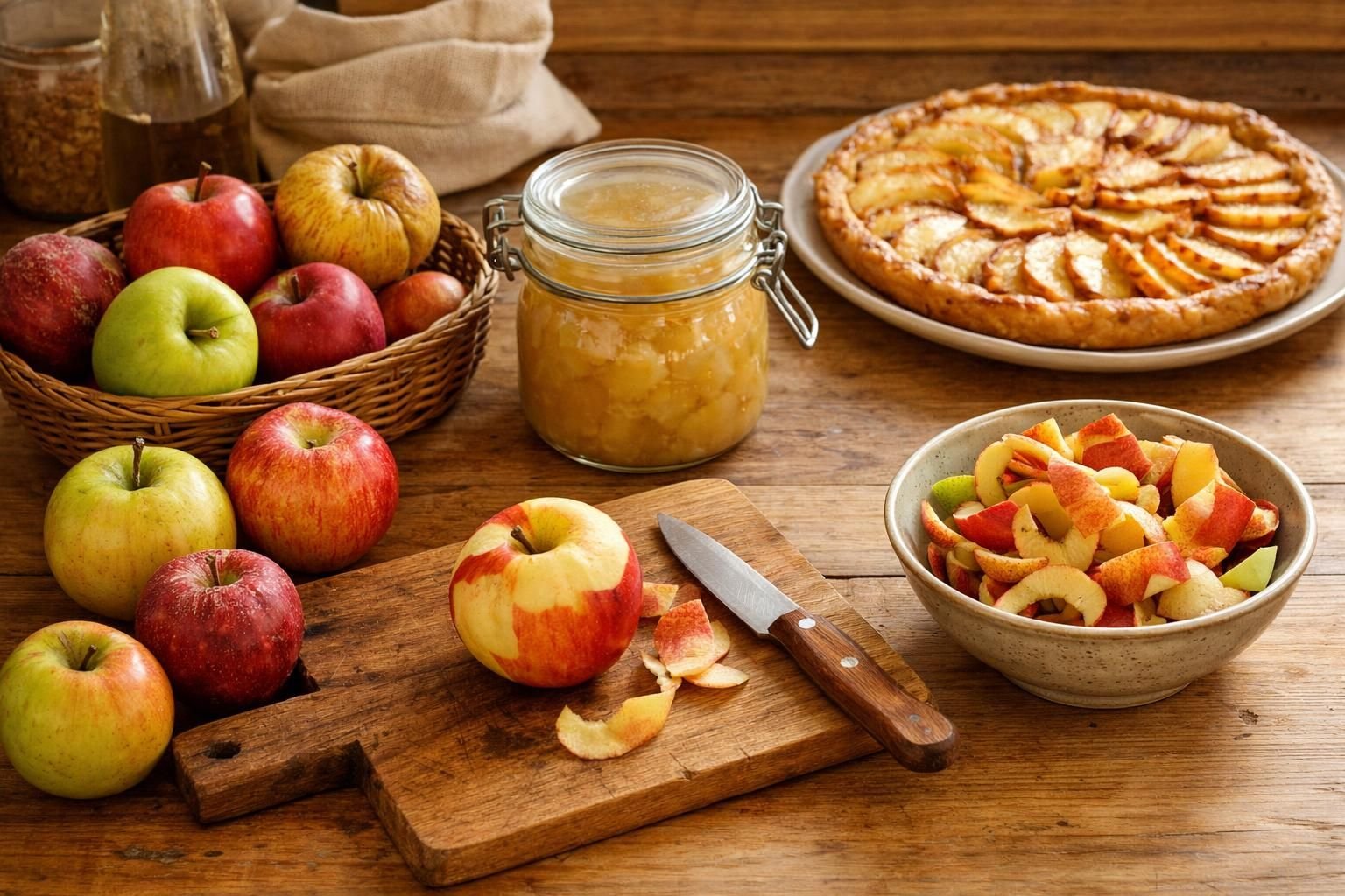 découvrez 8 recettes savoureuses et astuces zéro déchet pour cuisiner avec des pommes tout en réduisant le gaspillage alimentaire.