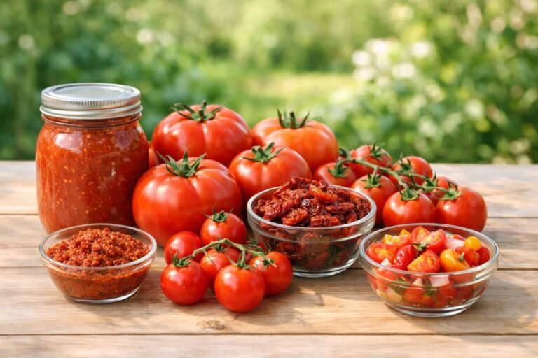 découvrez 8 idées créatives et anti-gaspillage pour utiliser vos tomates du jardin, recycler vos récoltes et savourer des recettes savoureuses et responsables.